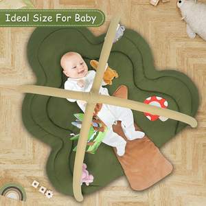 <span class=keywords><strong>Tapis</strong></span> d'éveil pour bébé en forme d'arbre avec 6 jouets, <span class=keywords><strong>tapis</strong></span> d'activités épais et moelleux pour le temps sur le ventre des nouveau-nés et nourrissons - Product Image 5