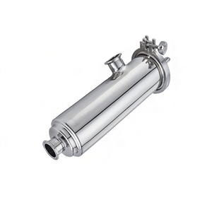 ตัวเชื่อมต่อท่อแบบ Tri Clamp สแตนเลส 304 316 พร้อมตัวกรองแบบ Quick Connector - Product Image 1