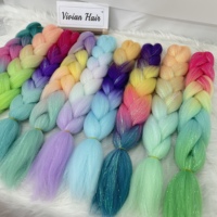 Cheveux de tressage 100% Kanekelon avec paillettes brillantes arc-en-ciel scintillantes, cheveux de tressage synthétiques avec paillettes