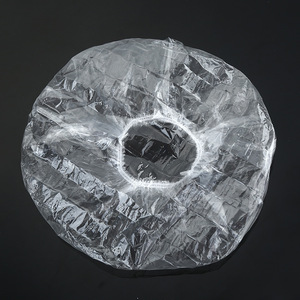 Disposable Shower Cap Thick Plastic Waterproof For Adults Showering Sanitary Use - Product Image 2