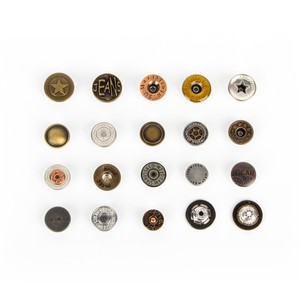 Boutons métalliques personnalisés pour vêtements Thobe, logo sur mesure, boutons en jean, épingles à logo pour jeans - Product Image 1