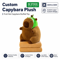 Coussin de couchage portable en forme de capybara avec couverture intégrée pour enfants et adultes – Vente en gros