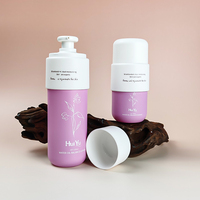Design de mode bouchon spécial rose 30ml 100ml verre soins de la peau Lotion pompe bouteille ronde soie impression cosmétiques bouteilles avec pompe