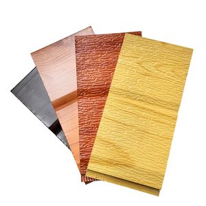 Revestimento Decorativo de Parede, Painéis Exteriores à Prova de Fogo, Placas Metálicas Esculpidas para Decoração Externa de Casa - Product Image 1