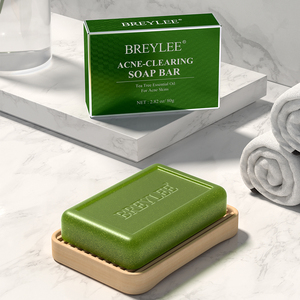 BREYLEE aceite <span class=keywords><strong>de</strong></span> árbol <span class=keywords><strong>de</strong></span> té <span class=keywords><strong>de</strong></span> tratamiento para el acné jabón para la piel grasa orgánica envío gratuito - Product Image 6