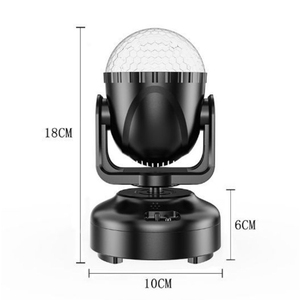 Nueva Luz de Cabeza Móvil LED RGB Mini Bluetooth con Control Remoto, Luz de Bola de Cristal LED para Fiestas KTV - Product Image 5