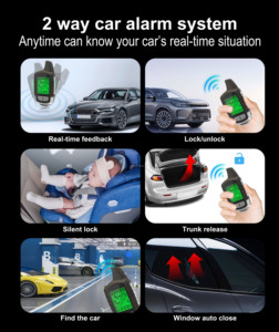 NTO Viper 2-Way LCD uzaktan araba Alarm güvenlik sistemi uzaktan motor kontrolü ile SUV için otomatik hırsızlık koruma/sedan 12V gerilim - Product Image 4