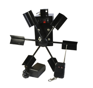 Molino de viento eléctrico de escenario 12V batería recargable control remoto para la decoración de <span class=keywords><strong>fiestas</strong></span> de fuegos - Product Image 1