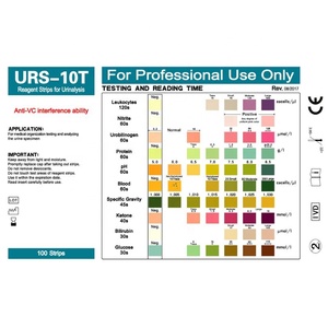 Tiras Reactivas para Análisis de Orina URS-10T, 100 Tiras, 10 Parámetros, para Uso Profesional - Product Image 6