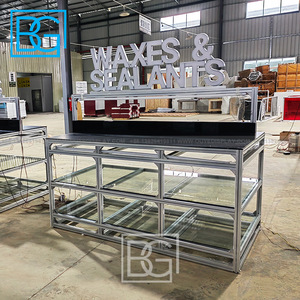 <span class=keywords><strong>Expo</strong></span> Stand Exposición Cabina de varios pisos Soporte de exhibición de publicidad Stand de exhibición Estante de exhibición de madera - Product Image 3