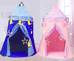 Tente de jeu pour enfants Offre Spéciale Prince Princess Castle Design pour camping intérieur ou extérieur pour garçons et filles - Product Image 6