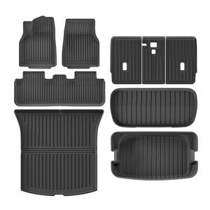 Tapis de sol de voiture en TPE pour gouvernail gauche et droit avec tapis de coffre Tapis de pied intérieur en PVC pour modèles Land Cruiser et Ranger - Product Image 6