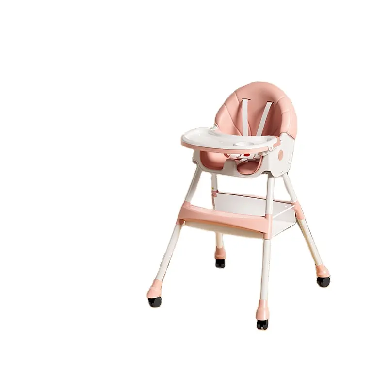 Silla de comedor para bebé, silla de comedor multifuncional para niños, asiento de mesa plegable para sentarse y acostarse, silla portátil anticaída