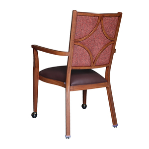America Senior Living Chair Sanatorium à cadre <span class=keywords><strong>en</strong></span> aluminium <span class=keywords><strong>Fauteuil</strong></span> de restaurant à dossier haut avec roues - Product Image 4
