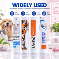 Pâte Stimulante d'Appétit pour Animaux de Compagnie en Tube avec Bouchon à Vis, Emballage Aluminium-Plastique – Solution pour la Pénibilité à la Nourriture