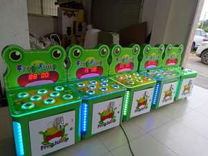 Indoor Shooting Game Arcade Games Coin-Operated Hitting Frog Jump Children's Play Hammer <b>Machine</b> <b>Amusement</b> Park 1 Year English - Product Image 6