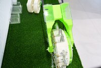 Semoir manuel à engrais avec 10-14 becs réglables, haute productivité, construction métal et plastique - Prix EXW
