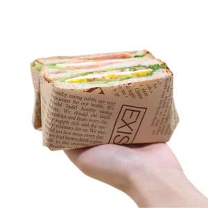 Papel de Envolver para Sándwiches Personalizable de Grado Alimenticio, Papel para Hornear de Doble Cara para Pizza, Sushi, Empaque de Alimentos, Personalización con Logotipo - Product Image 3