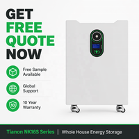 Batterie LiFePO4 51,2 V 16 kWh de qualité A, fabriquée en Chine par Tianon, système de stockage d'énergie (ESS) sur pied