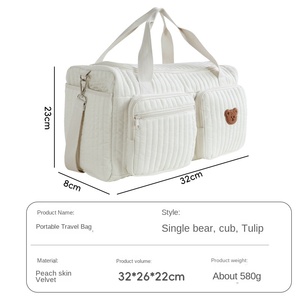 Bolsa de Viaje Impermeable Simple, de Gran Capacidad, Portátil, Tipo Bandolera, Bolsa <span class=keywords><strong>Maternal</strong></span> para Guardar Artículos de Bebé - Product Image 4