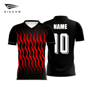 เสื้อฟุตบอลพิมพ์ลายรุ่นใหม่สั่งทำพิเศษ ผ้าโพลีเอสเตอร์ 100% คุณภาพไทย เสื้อยืดแขนสั้น ขายส่ง - Product Image 1