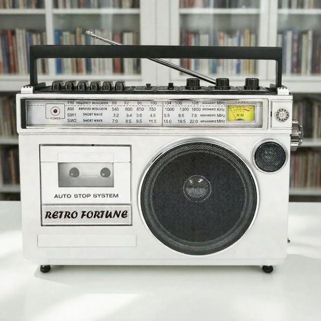 Retro Fortune Good Quality Cassette Record Player USB TF BT CONVERTER AC DC POWER SUPPLY Walkman Player CD BOOMBOX