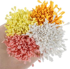 อุปกรณ์ตกแต่งแกนดอกไม้สีรุ้ง สไตล์เกาหลี ประดับมุกและกลิตเตอร์ 3 แบบ ให้ความหรูหรา ยกระดับงาน DIY ของคุณ - Product Image 1
