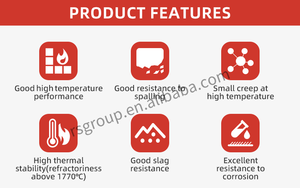 Precio de fabricante de ladrillos refractarios de alta calidad, ladrillos de alúmina de alta calidad de, con ladrillos resistentes al calor y al fuego - Product Image 3