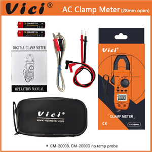 แคลมป์มิเตอร์วัดไฟ AC/DC รุ่น CM-<span class=keywords><strong>2018</strong></span> ปี 2026  หน้าจอ LCD แสดงผล 6000 ค่า  พร้อมไฟแบ็คไลท์  ปากแคลมป์เปิดได้ 28 มม. - Product Image 6
