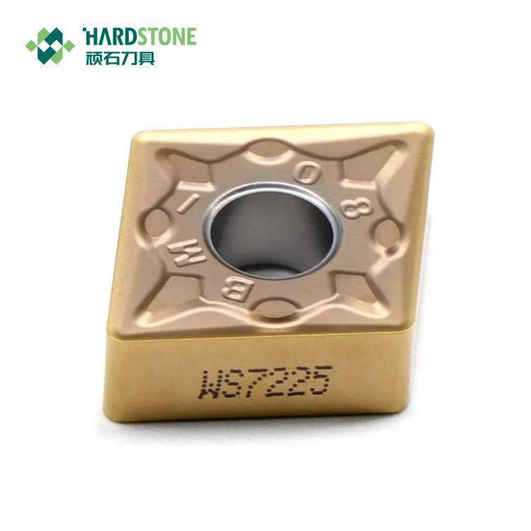 CNMG120408-BM WS7225 Sisipan Karbida Terindeks Tungsten Carbide untuk Sisipan Karbida Hardstone Stainless Steel
