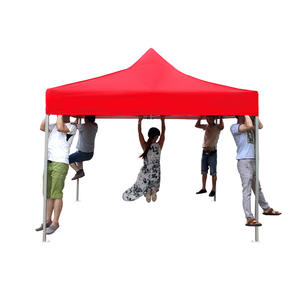 Tentes personnalisées pour l'événement Gazebo 3x3m 420D revêtement argent couverture de toit Oxford imperméable tente publicitaire pop-up extérieure - Product Image 6