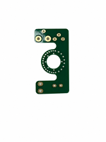 Circuit imprimé Rogers 4003 à 2 couches, haute fréquence, à impédance contrôlée, finition de surface ENIG, épaisseur de cuivre de 35 µm pour RF