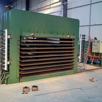 Machine de presse à chaud neuve et d'occasion à 10 ouvertures pour usine de contreplaqué