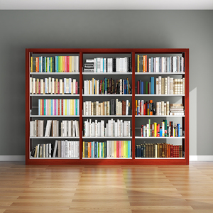 Étagère métallique multifonctionnelle : pour ranger livres et objets décoratifs, convient à la bibliothèque, à la maison ou au bureau, imperméable, antirouille, colorée, étagères réglables - Product Image 1