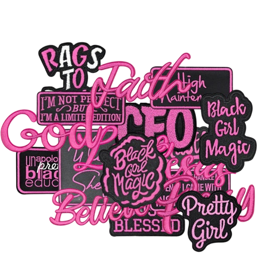 Patch For Clothes Cartoon Slogan Words Patches On Clothes Love Iron On Patches For Clothing 736750 - Foto 2