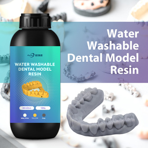 Résine dentaire pour impression 3D 405nm, lavable à l'eau, pour la fabrication d'aligneurs, compatible avec <span class=keywords><strong>Epax</strong></span>, Phrozen, etc. - Product Image 1