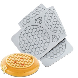 Round Honeycomb Lace <b>Silicone</b> Pastry Mold Multi-Design Sustainable Dessert Mould - Product Image 6