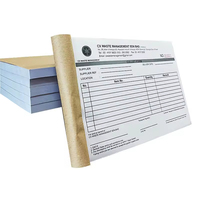 Carnets de reçus et factures autocopiants personnalisés, numérotés 5 ou 7 chiffres, 50 exemplaires, impression offset, pour reçus de frais de stationnement