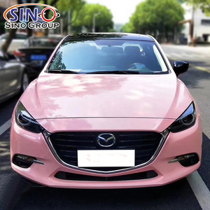 Siêu Bóng Đen Xe Vinyl Bọc Xe Phim Phát Hành Không Khí Kênh Gloss Ánh Kim Màu Xanh Giấy Cuộn Xe Bao Bì <span class=keywords><strong>Foil</strong></span> - Product Image 6