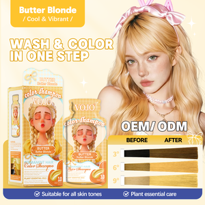 VOJO Shampoo Colorante per <span class=keywords><strong>Capelli</strong></span> a Bolle con Disegni Cartoon, 25ml*10, a Base Vegetale Senza Ammoniaca, Colori Vivaci Multipli, Etichetta Privata OEM - Product Image 6