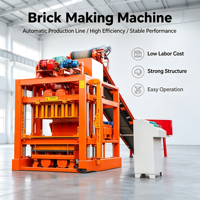Offre Spéciale : Machine à Briques en Ciment Semi-Automatique QTJ4-26C, Machine à Blocs de Pavé, Ligne de Production de Briques