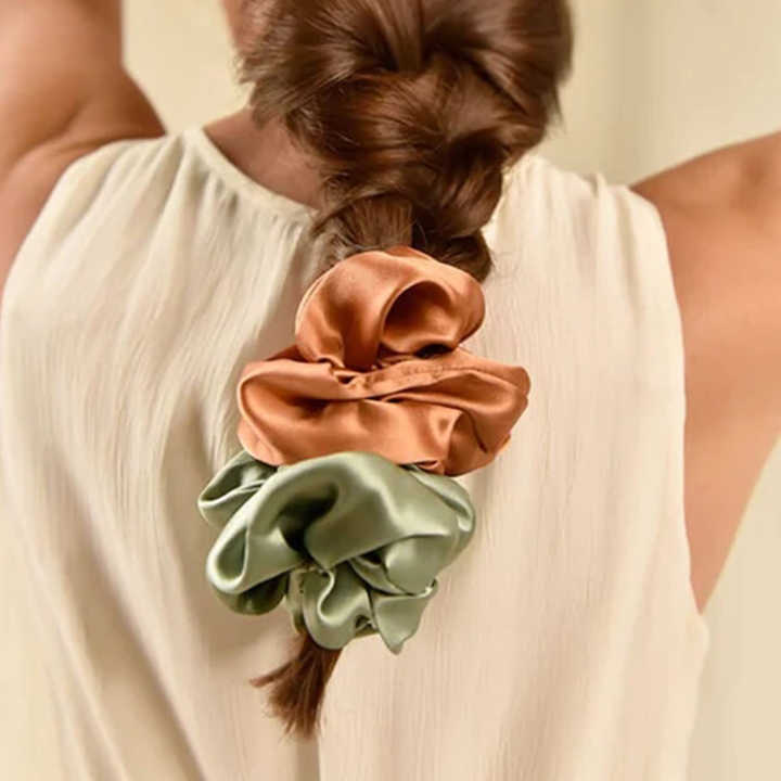 wholesale-bulk-custom-pure-silk-scrunchie-set-satin-hair-scrunchies