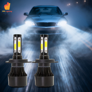 Bombilla LED X7 H4 <span class=keywords><strong>H7</strong></span> para Faros Delanteros, H27 H13 9012, Faro LED Automotriz COB 360, 4 Lados - Product Image 5
