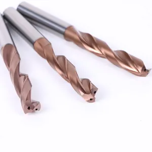 Good Performance 5XD Solid Carbide Drill With 2 Coolant Hole For Metalworking