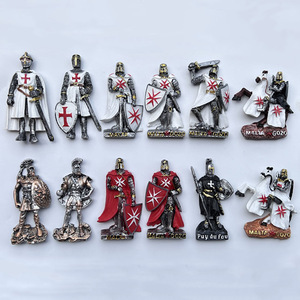 Imán 3D para Refrigerador con Diseño de Caballero Teutónico Medieval, Souvenir Turístico Europeo - Product Image 2