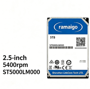 Disque dur interne SATA 2,5 pouces St5000lm000 5 To 5400 tr/min 128 Mo de cache pour ordinateur de bureau, neuf - Product Image 1