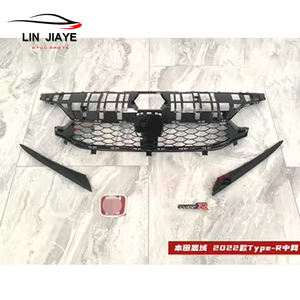 Pare-chocs de voiture en plastique PP GEN 11 grilles de voiture becquet 2022 pour <span class=keywords><strong>Honda</strong></span> <span class=keywords><strong>civic</strong></span> berline Grille <span class=keywords><strong>Type</strong></span> <span class=keywords><strong>R</strong></span> Grill - Product Image 2
