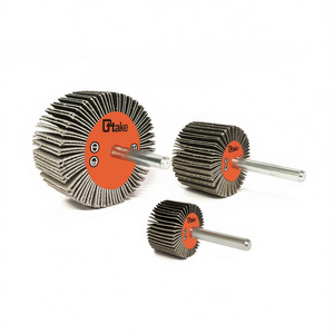 TTAKE Take Flap <b>Wheel</b> 40x30 Mm With Shaft Abrasive Cloth For <b>Grinding</b> And Polishing - Product Image 2