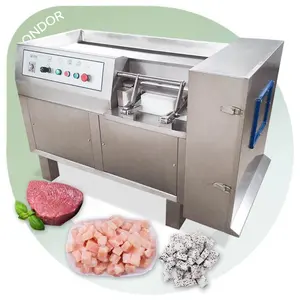 Chicken Breast 500kg Automatic Raw Beef Cube Cutter High-Speed Frozen Dice Meat Cuber Cheese Dicer Machine