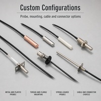 Sensor Suhu Tahan Air NTC Thermistor IP68 Baja Tahan Karat Diameter 1.5/2mm 10k 3435 Probe (40mm/Panjang Kustom) OEM untuk